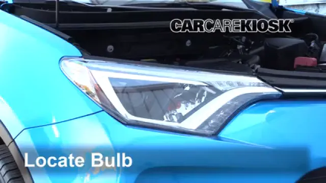 2018 Toyota RAV4 XLE 2.5L 4 Cyl. Éclairage Feux de route (remplacer l'ampoule)